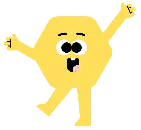 Mascotte jaune JEUXSENS